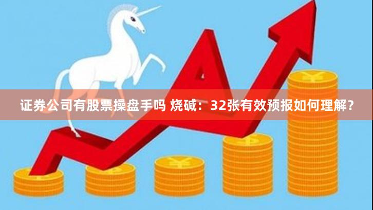 证券公司有股票操盘手吗 烧碱：32张有效预报如何理解？