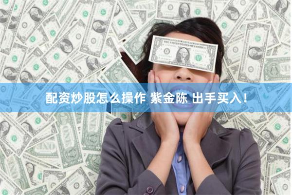 配资炒股怎么操作 紫金陈 出手买入！
